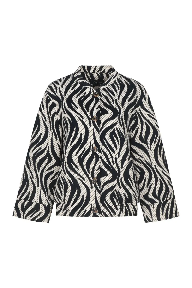 G-maxx Meadow Jacket Sand/Black, jas in sand en zwart